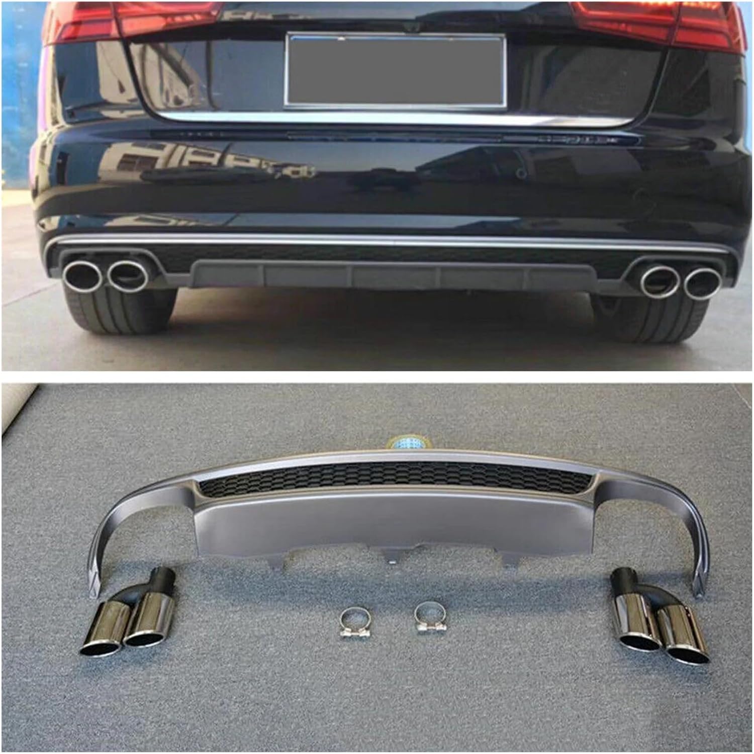キットカット当選品 トランク型 EOMRTY リアバンパー Audi A6 C7 ベースモデル 2012-2015 対応